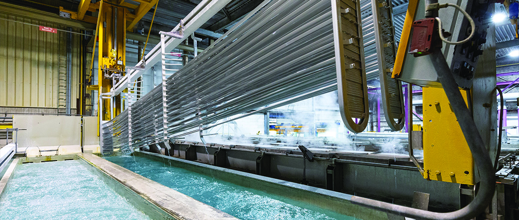 Anodizing line Hydro Extrusion Hoogezand