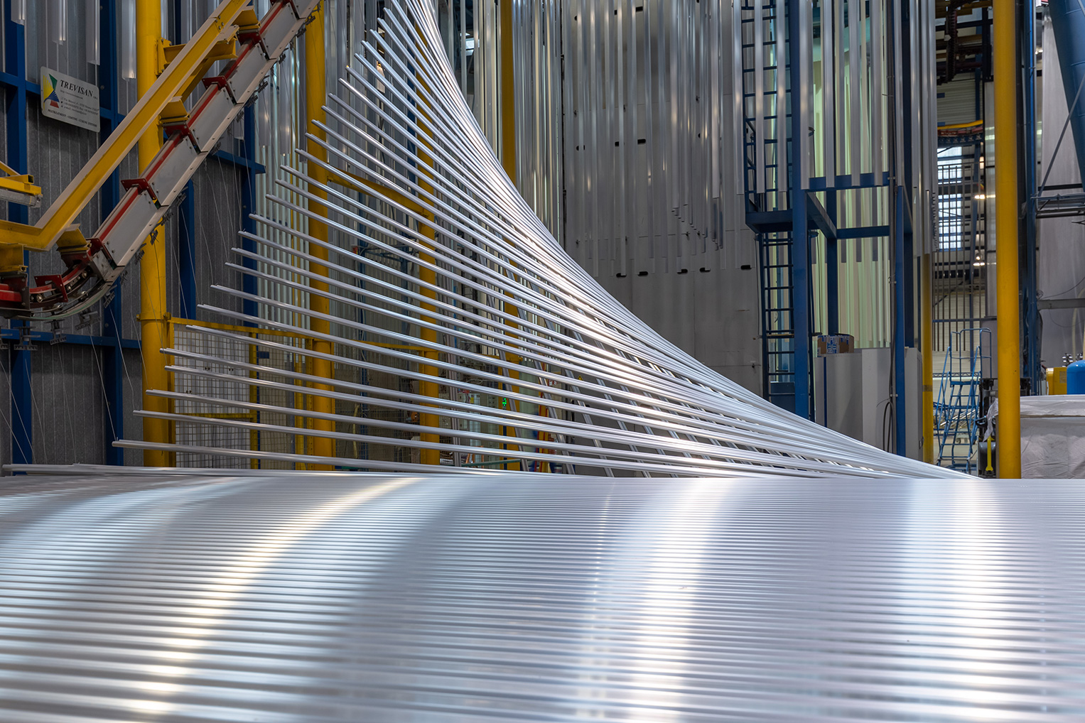 a close-up of a factory