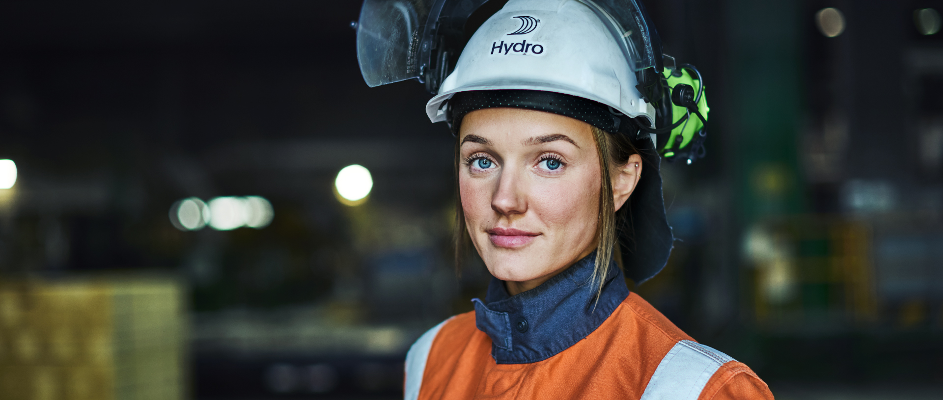 a person wearing a helmet