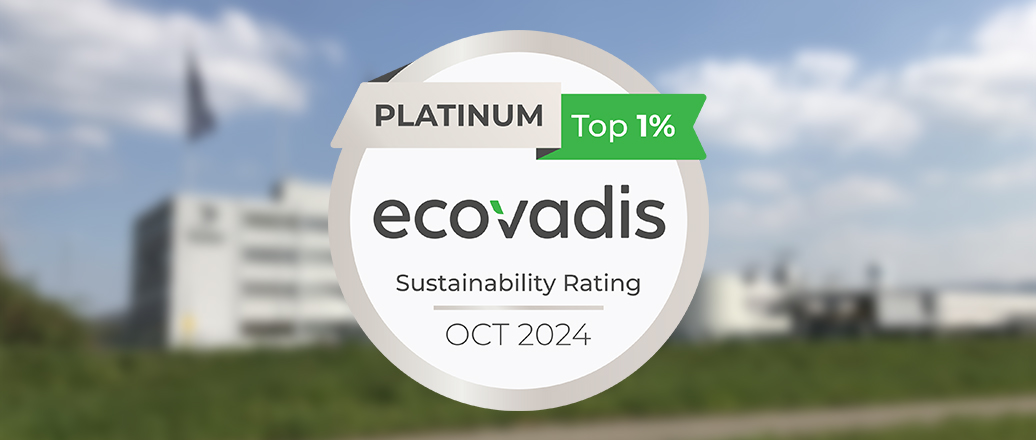 EcoVadis Platin-Medaille für Offenburg