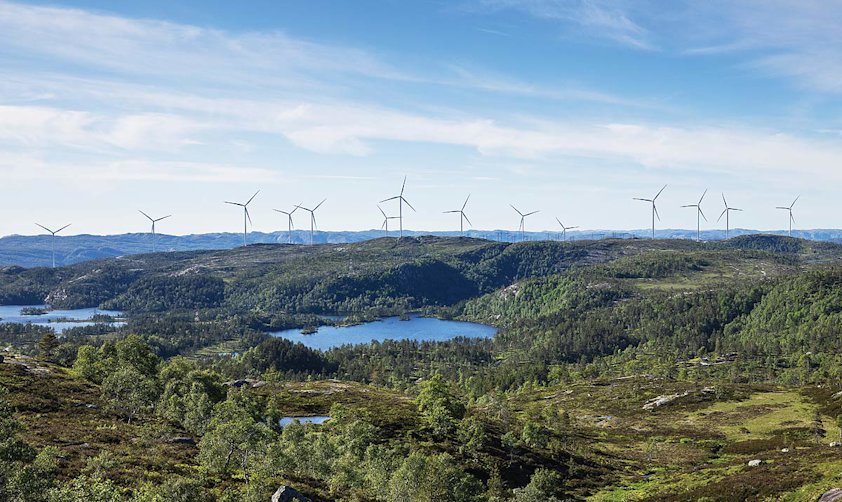 Tonstad windfarm in Norway