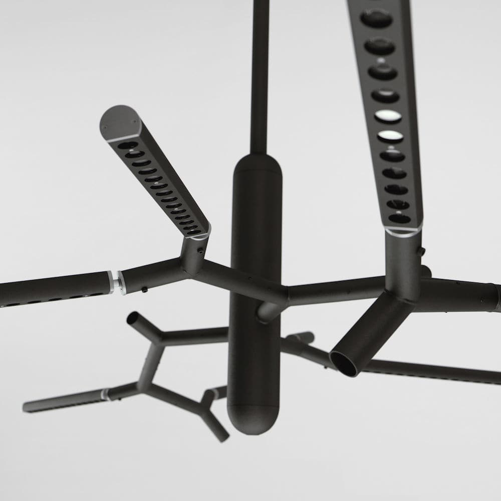 close up of lighting fixture